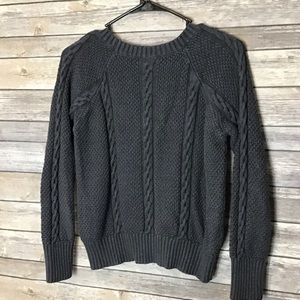 Alternative | vintage Blue/gray chunkyknit sweater